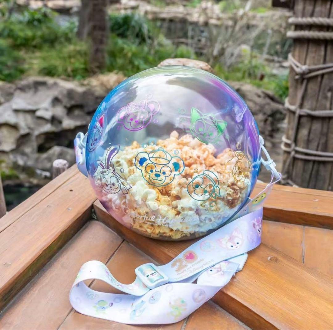 ダッフィー&フレンズ 20周年 カラフルハピネス ポップコーンバケット