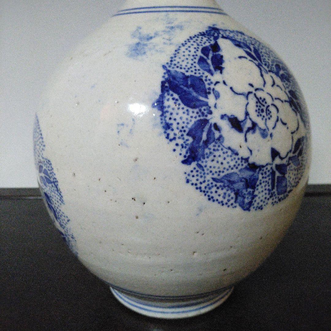 NO612 会津本郷焼 印版徳利 幕末～明治 - メルカリ