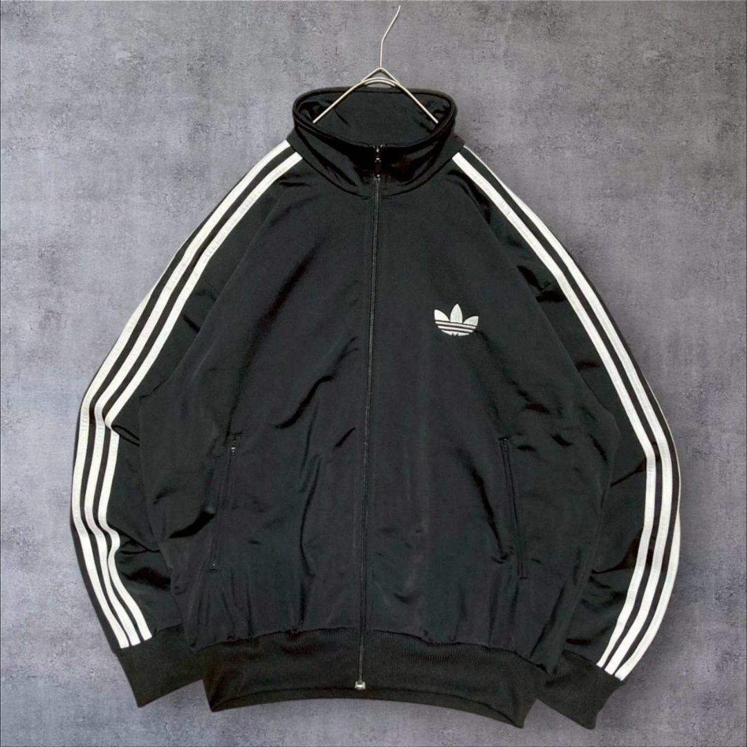 アディダス adidas トラックジャケット ファイヤーバード ジャージ 黒 L adidas（アディダス） ジャージ 「ADIDAS/アディダス」ファイヤー