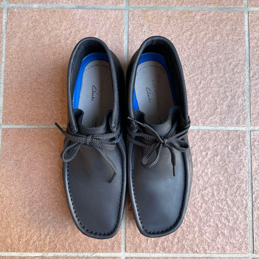 クラークス　ワラビー　モカシン　ブラックレザー 楽天市場】【土日祝も発送】クラークス Clarks ワラビー Wallabee