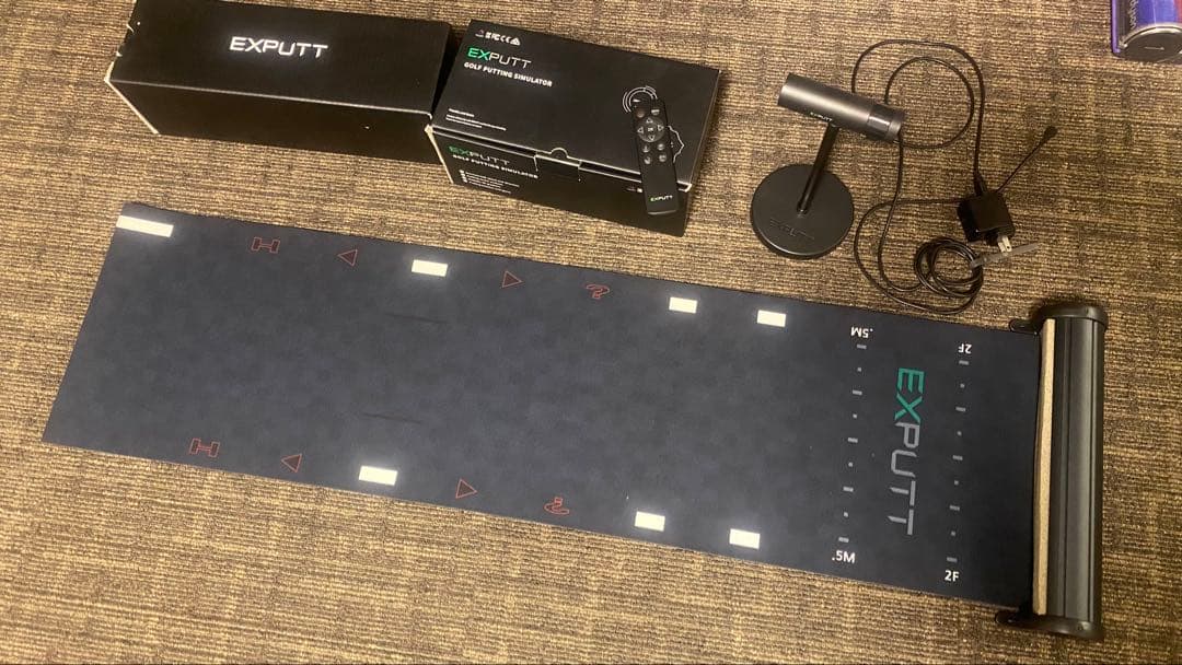 EXPUTT ゴルフ パター シミュレーションEX500D 楽天市場】GPRO日本正規品 家庭用スクリーンパッティング