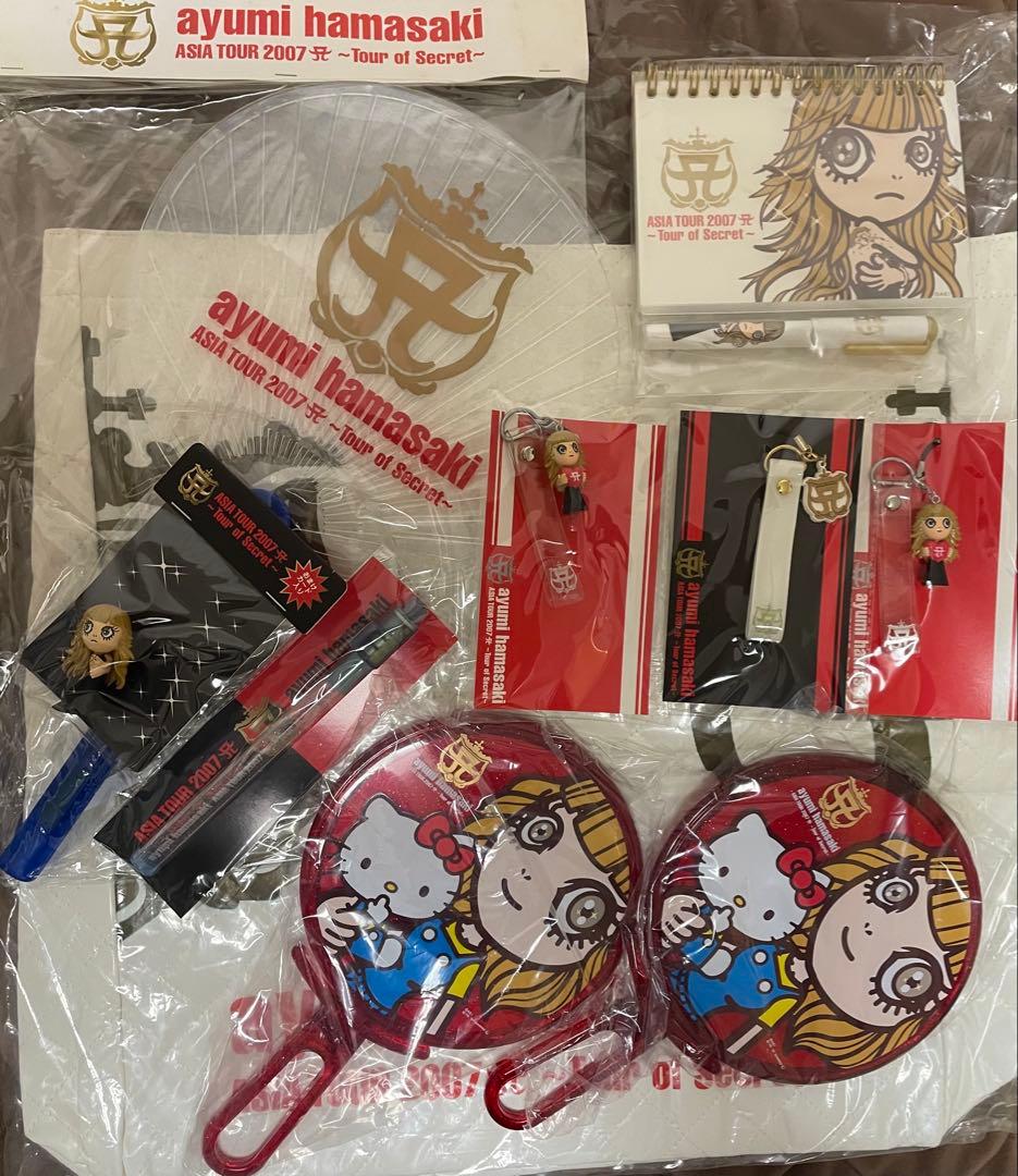 浜崎あゆみ　ASIA TOUR 2007 A バッグ、ストラップ、ミラー、ライト 浜崎あゆみ、上海ベンツアリーナの海外アーティスト史上最高観客動員