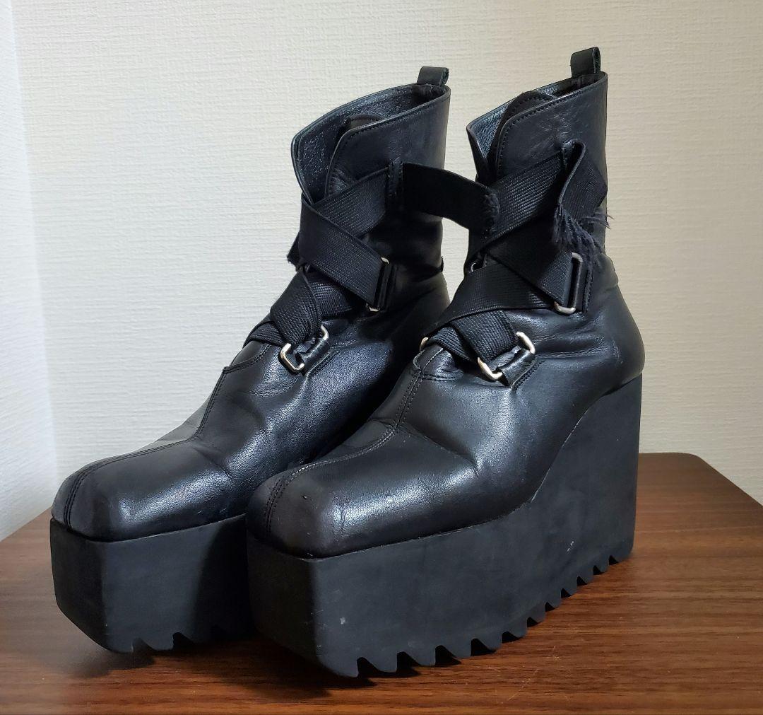 お値下げ♪【レア】☆久我浩二☆コージクガ☆厚底ブーツ☆ブラック