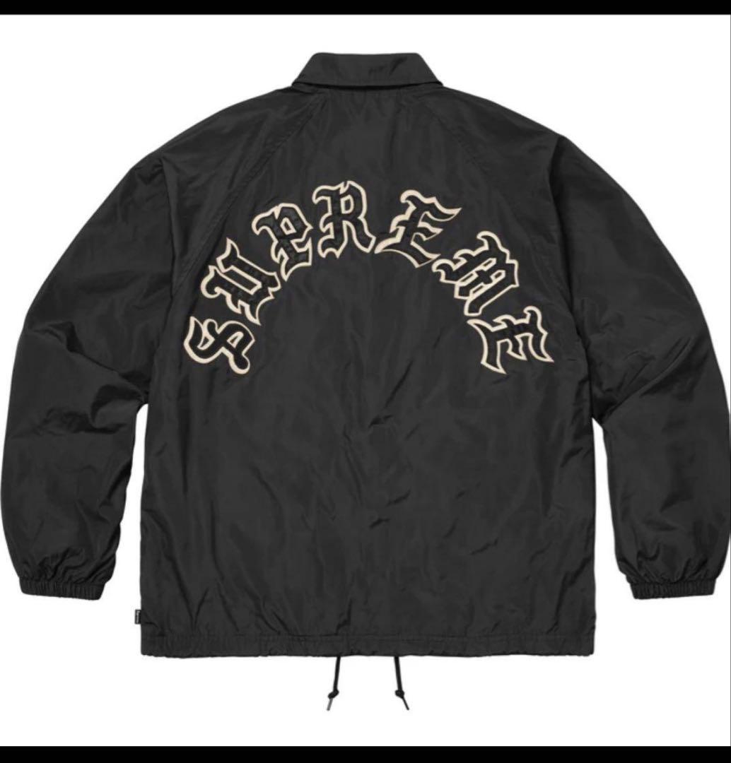 シュプリーム Supreme Old English Arc Coaches Old English Arc Coaches Jacket - SupremeCommunity