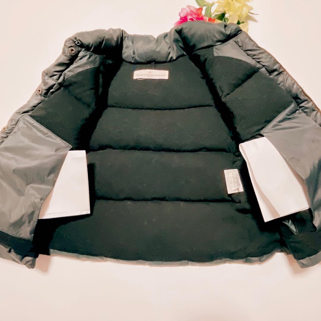 美品☆ゴールデングース ダウンポンチョ ダウンジャケット ネイビー XS