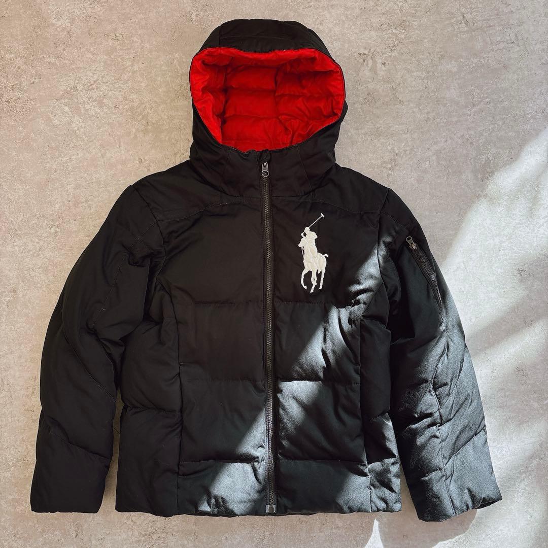 ポロラルフローレン ダウンジャケット ビッグポニー刺繍 黒 キッズM10-12 楽天市場】[BIG & TALL] ポロ ラルフローレン メンズ ビッグポニー