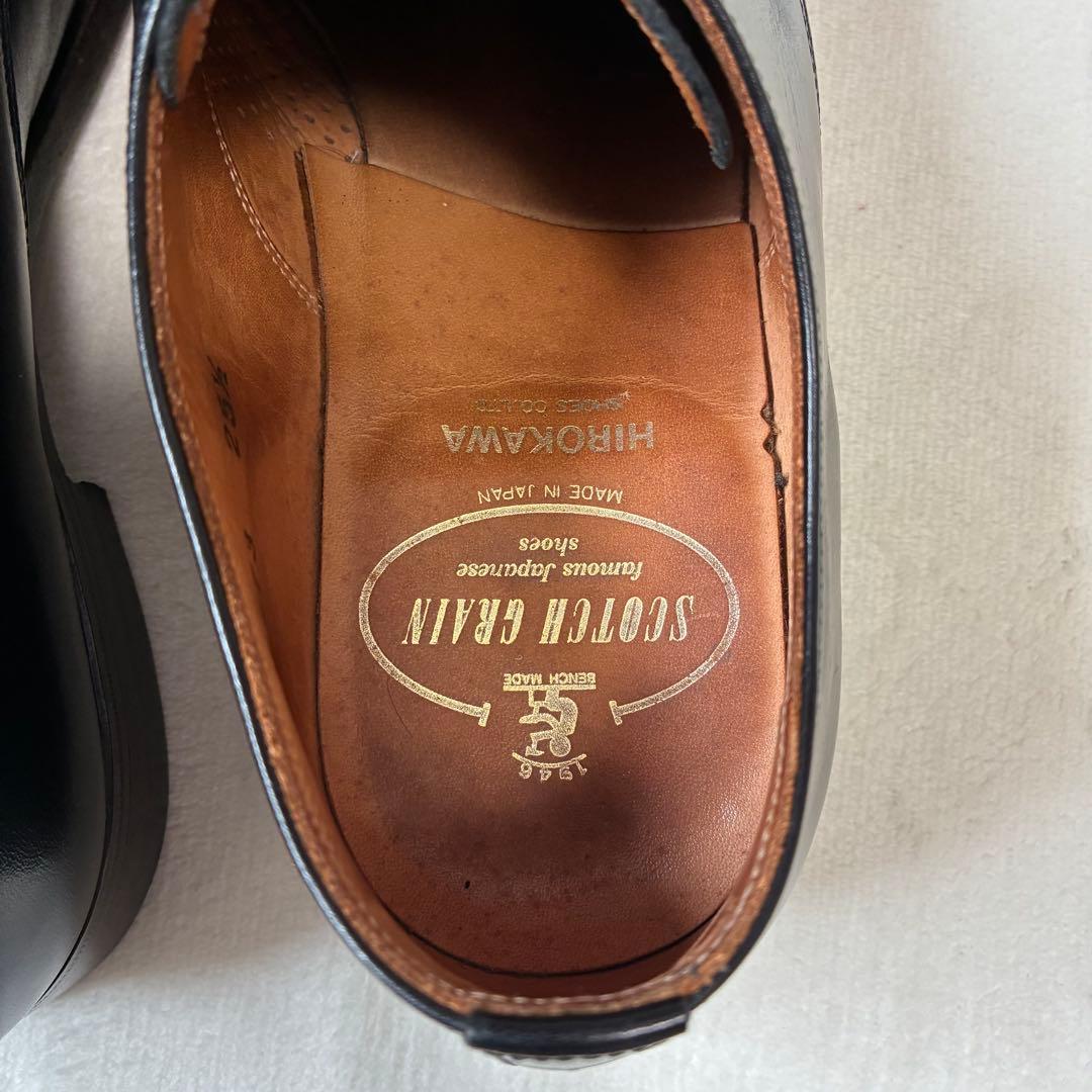 スコッチグレイン 0973 オデッサ 内羽根 黒 - メルカリ