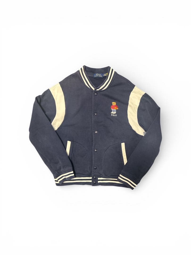あべこー様専用Polo Bear Fleece Baseball Jacket