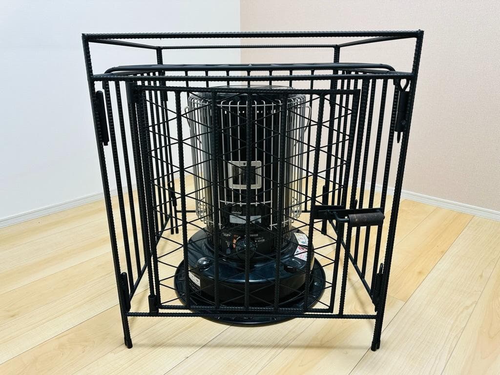 トヨトミ KS-67H対応 ストーブガード 菱形デザイン アイアン ハンドメイド トヨトミ KS-67H対応 ストーブガード 工房金魚アイアンシリーズ 菱形