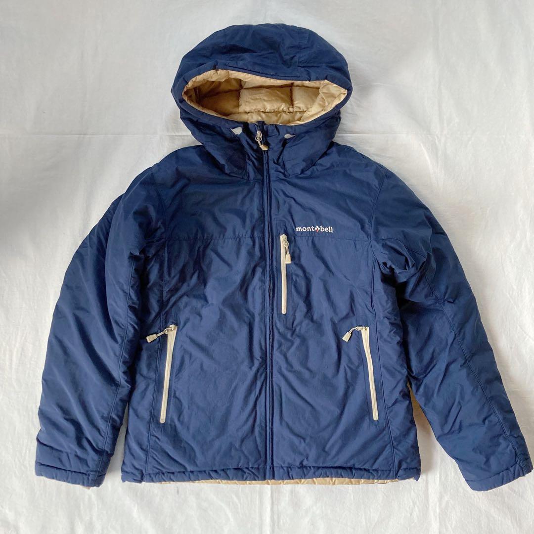 美品 モンベル コロラドパーカ リバーシブル ダウンジャケット