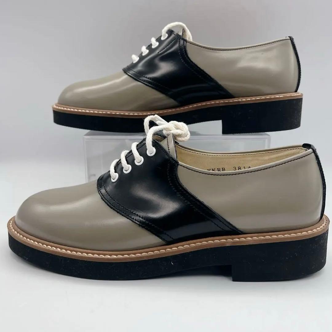 未使用級】ハルタ 【23.5】 HARUTA サドルシューズ - メルカリ