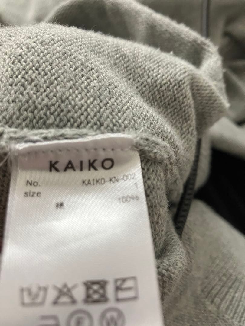 u*4様 KAIKO v neck sweater グレー size1 - メルカリ