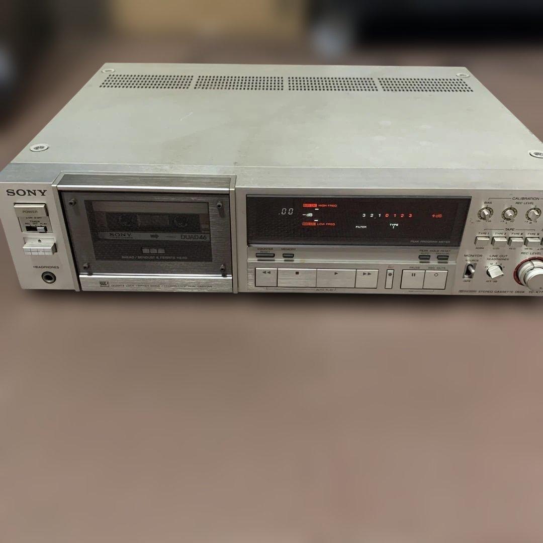 SONY TC-K777 カセットデッキ 1980年代 往年の名機 - メルカリ