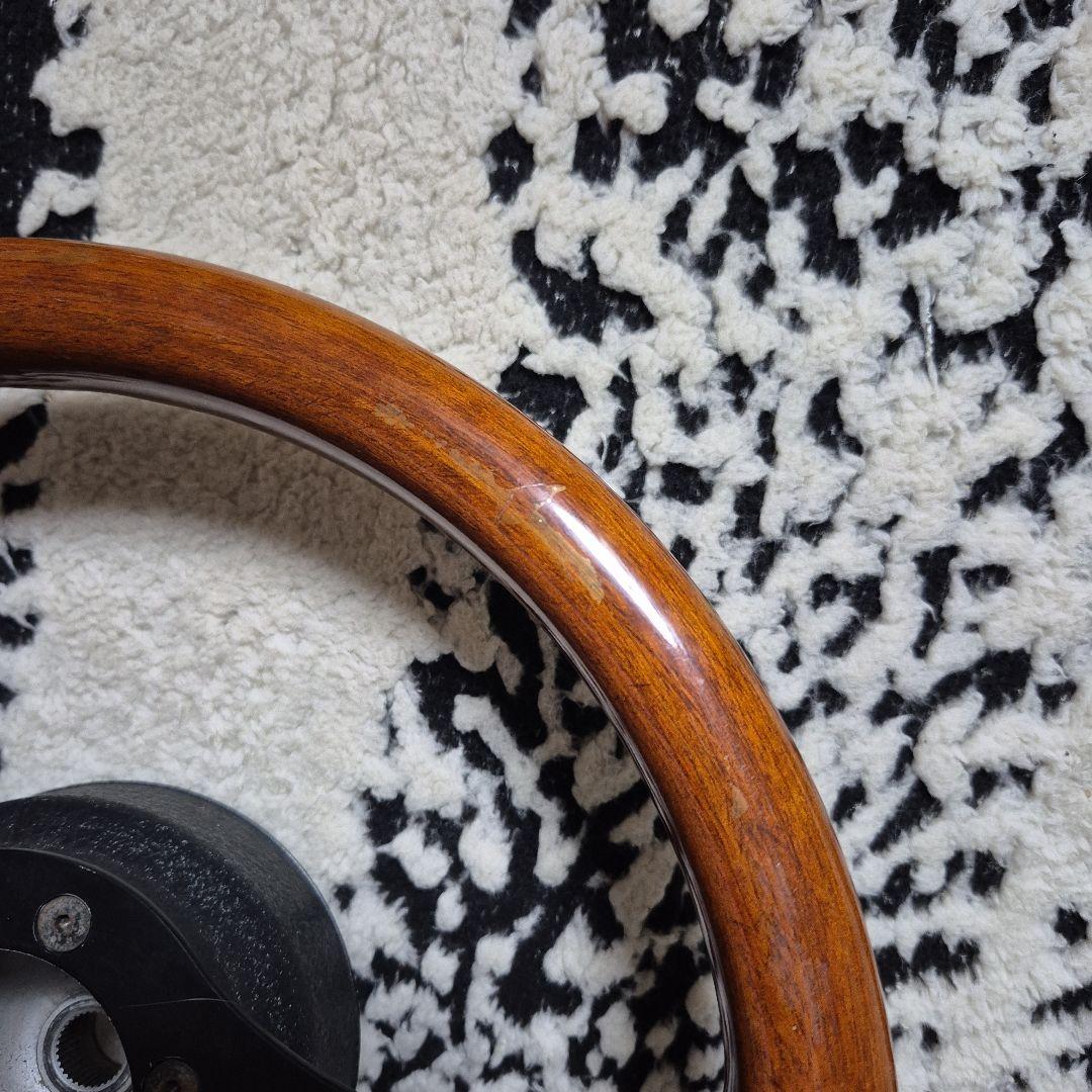 希少！SPORT LINE ミケロッティ 31Φ ウッドステアリング ハンドル