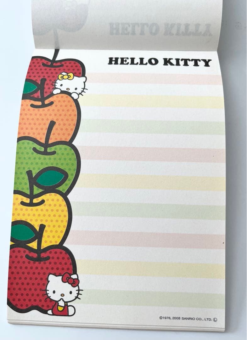 平成レトロ ハローキティ キティ メモ帳 2008年 - メルカリ