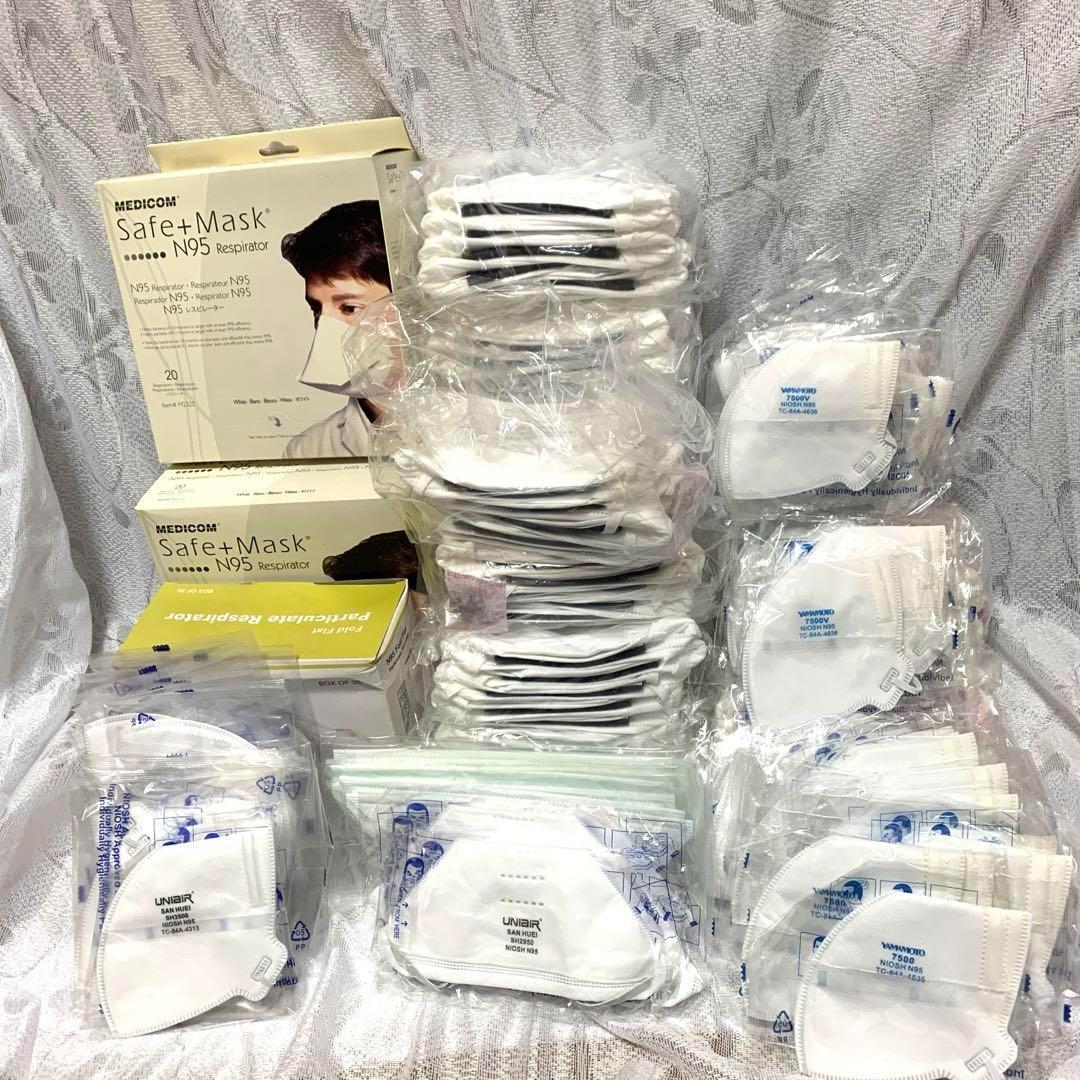 新品n95マスク260枚大量セット　ヤマモト　メディコムNIOSHI 7500◎ yamamoto7500n95.jpg