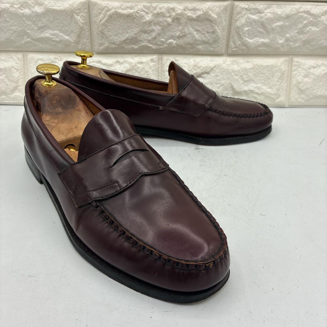 【良品】G.H.BASS ジーエイチバス ローガン ローファー 9 レザー