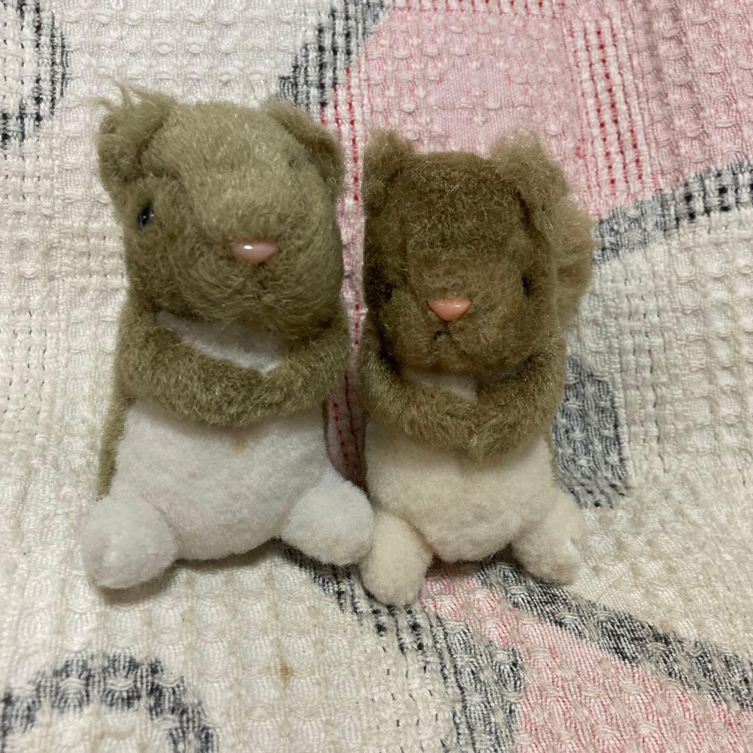 カバヤ マスコット 6コセット 中古品 ハムスター＆ウサギ＆リス バラ