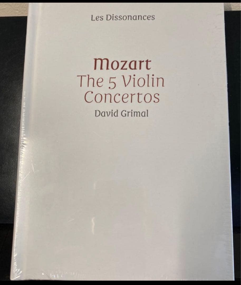 レ・ディソナンス(グリマル独奏) モーツァルト ヴァイオリン協奏曲全曲 ヴァイオリン協奏曲、交響曲第7番 グリマル、レ・ディソナンス（＋