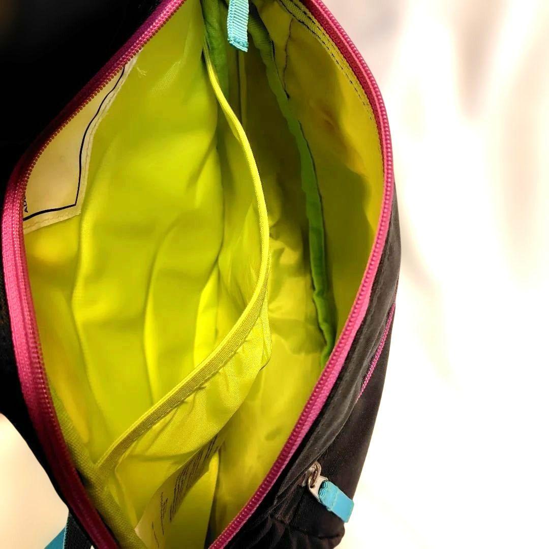 00s y2k コロンビア ワンショルダー スリングバッグ 黒/青/ピンク/黄