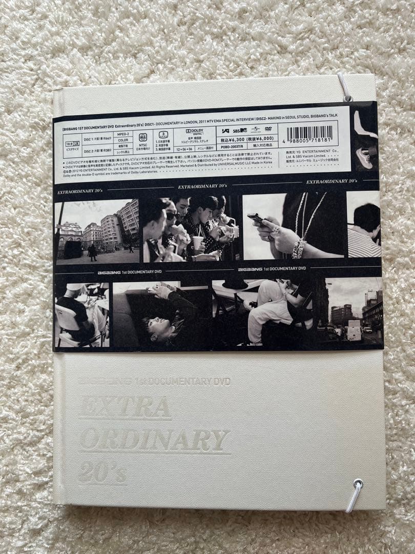 【美品】BIGBANG EXTRAORDINARY 20's DVD 写真集