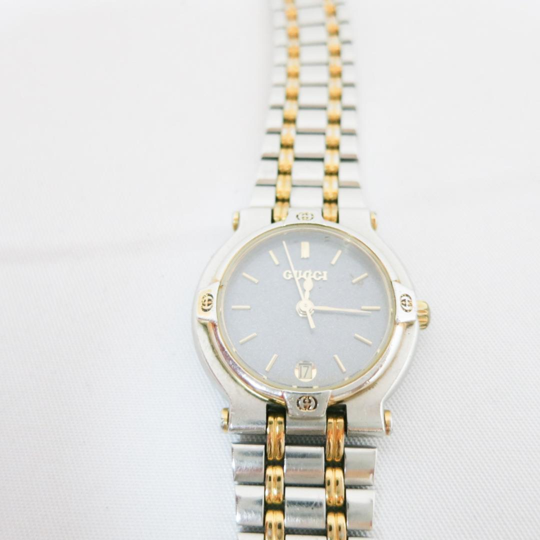☆*GUCCI グッチ／ レディース腕時計 9000L 稼働品☆* GUCCI グッチ ヴィンテージレディースウォッチ 時計 ステンレス