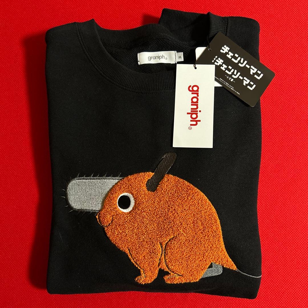 グラニフ チェンソーマン ポチタ裏毛スウェット Mサイズ コラボ 未使用