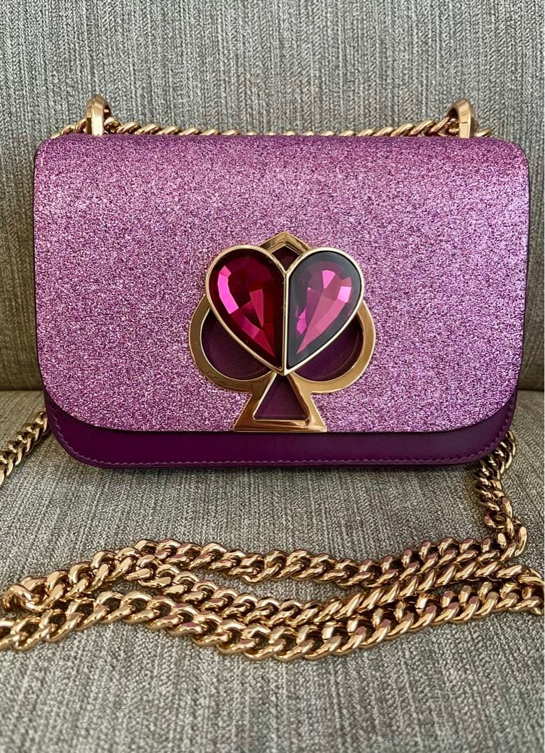 ケイトスペイド ニコラツイストロックショルダーバッグ ピンク