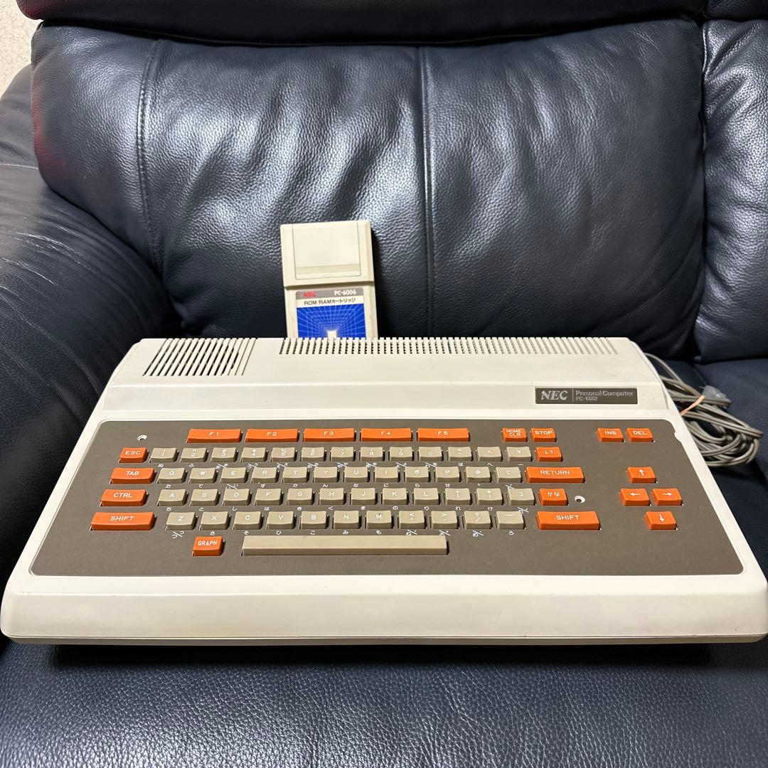 NEC PC-6001 本体 +PC6006.ROM 通電OK 箱付き ジャンク - メルカリ