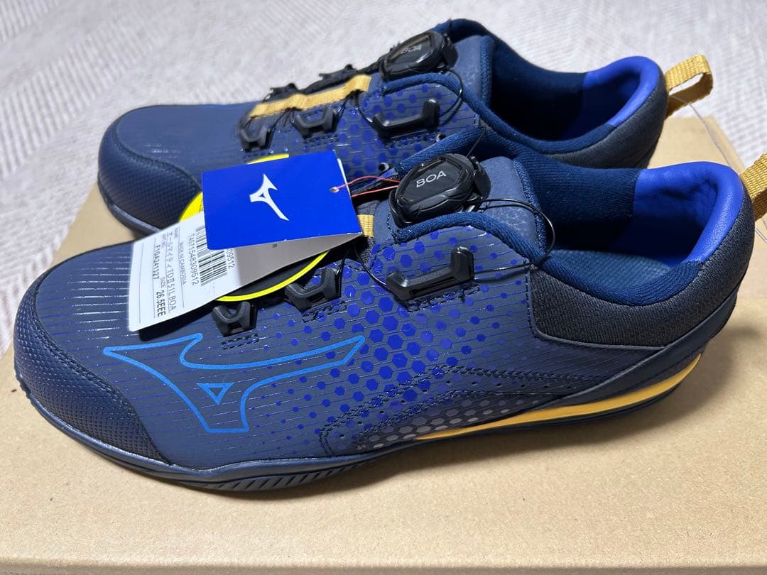 Mizuno BOA安全靴 ネイビー　26.5cm