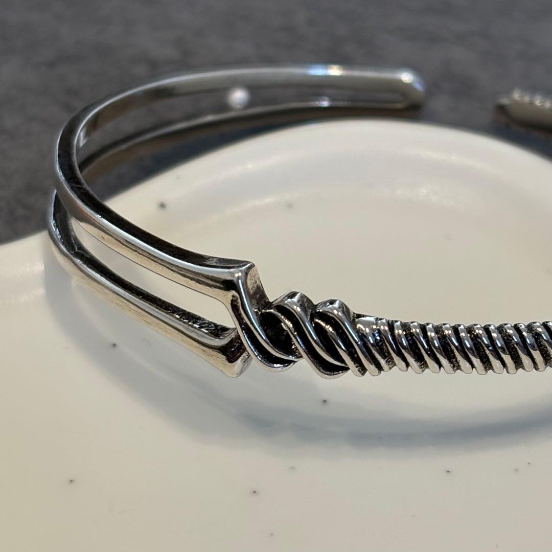 エヴァンゲリオン ロンギヌスの槍 バングル ブレスレット シルバー