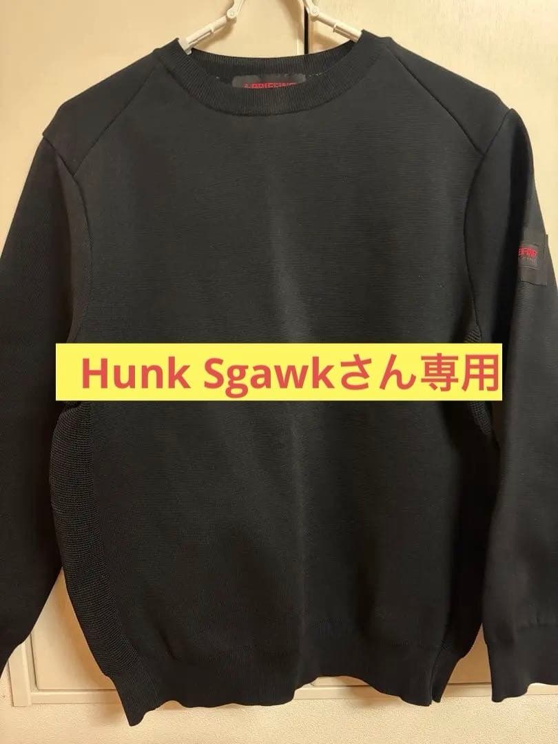 BRIEFING×WLG ミラノリブ切替ニット ナノ・ユニバース 黒L BRIEFING×WLG ミラノリブ切替ニット ナノ・ユニバース 黒M BRIEFING