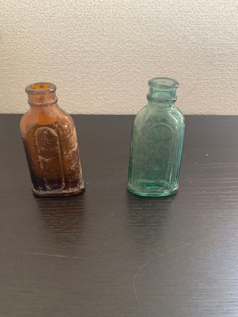 レトロ瓶 古瓶 小瓶 金冠堂 キンカン - メルカリ