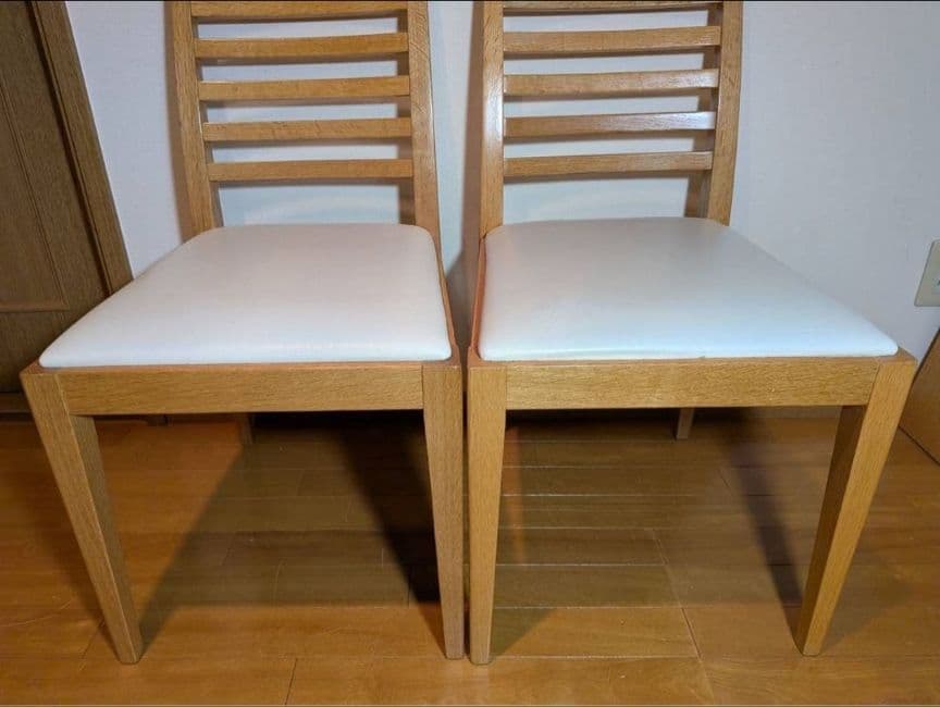 《送料込》秋田木工 ダイニングチェア N005 木製家具 椅子 イス ナチュラル