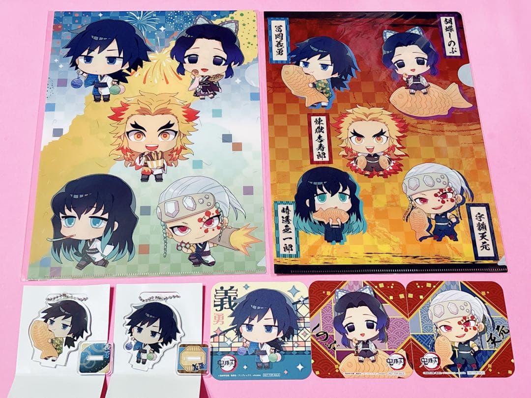 ♡冨岡義勇 コラボカフェ たい焼き スタンド付きデフォルメアクリルキーホルダー♡ ♡冨岡義勇 コラボカフェ たい焼き スタンド付きデフォルメアクリル