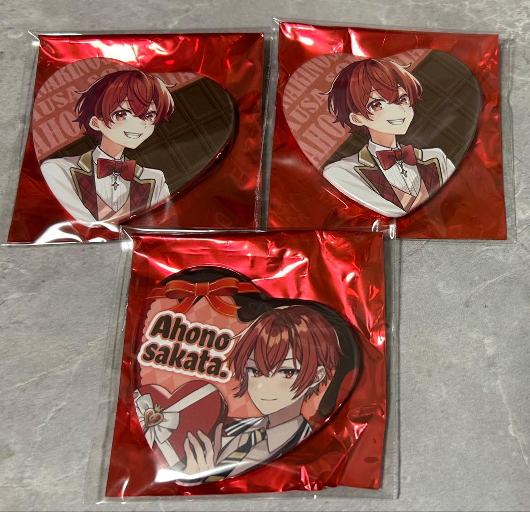 そらまふうらさか バレンタイン 缶バッジ となりの坂田 あほの坂田