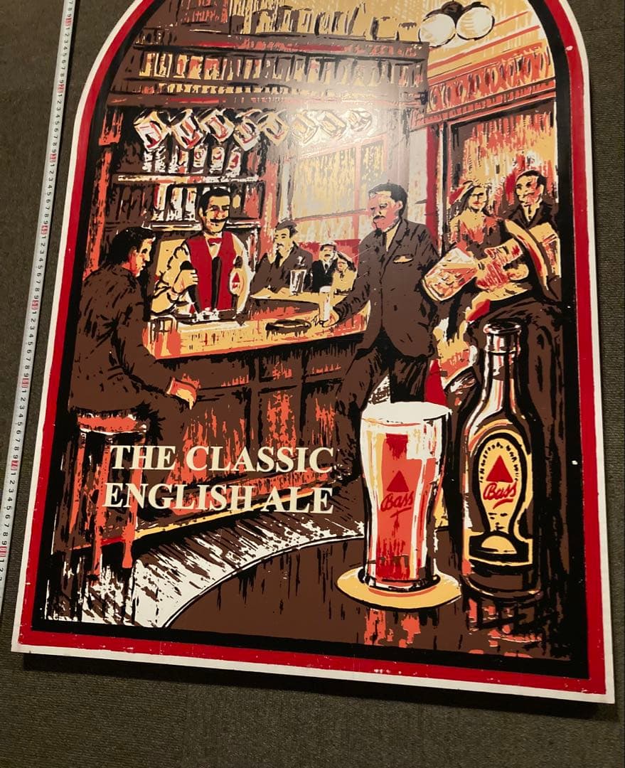 アンティーク 木製 看板 レトロ イギリス 絵画 オブジェ 雑貨 バー