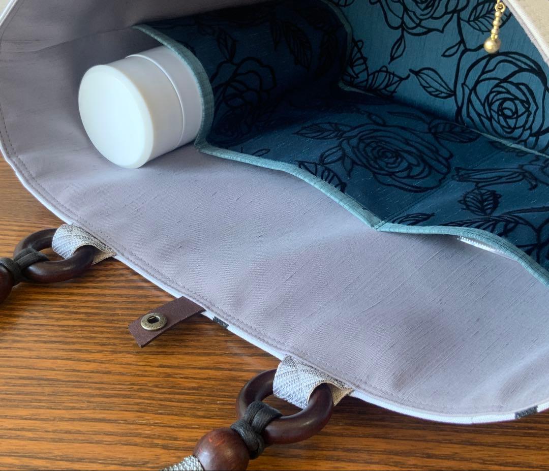 A4サイズ対応 帯 猫と蝶々 リメイク 江戸打紐ハンドルバッグ