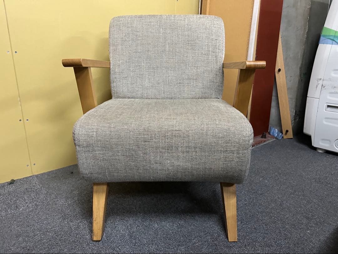 東谷 AZUMAYA モティ 北欧ソファ 1人掛け グレー　ファブリックチェア 楽天市場】[最大400円OFFクーポン配布中] 1人掛けソファ ダイニング