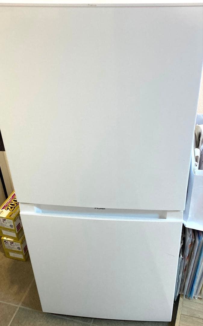ハイアール Haier 2ドア 冷蔵庫　NF121 B 2022年製 冷蔵庫 ホワイト JR-NF121B(W) [幅49.5cm /121L /2ドア /右開きタイプ