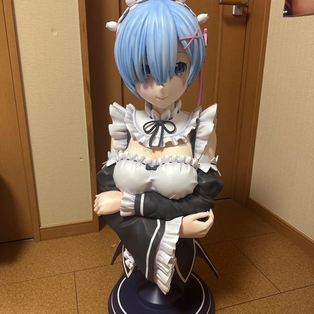 Re:ゼロから始める異世界生活。レム胸像。リゼロ。 A賞は「レム」の胸像フィギュア！ 「リゼロ」より、一番くじ「－物語は