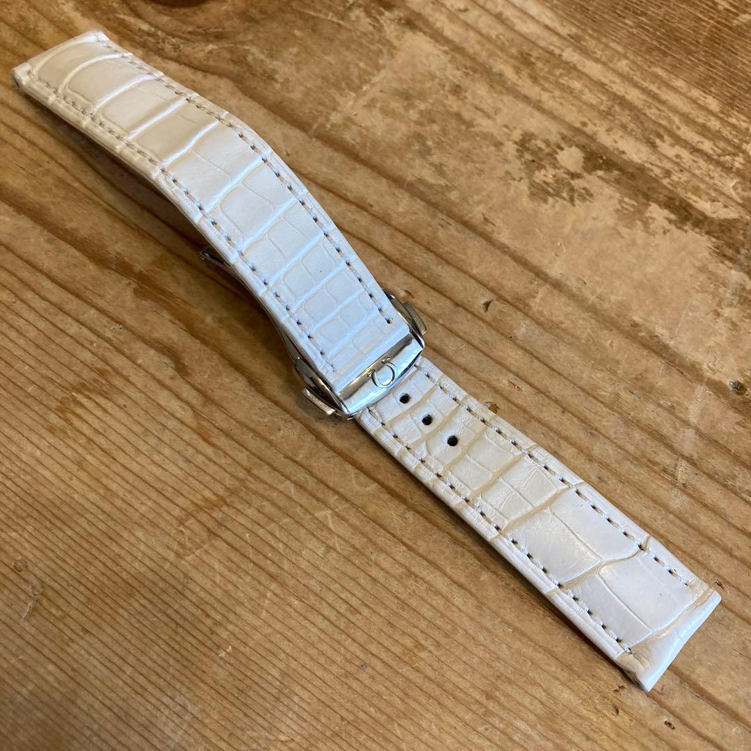 オメガ純正替時計ベルト アリゲーター 純正Dバックル付 - メルカリ