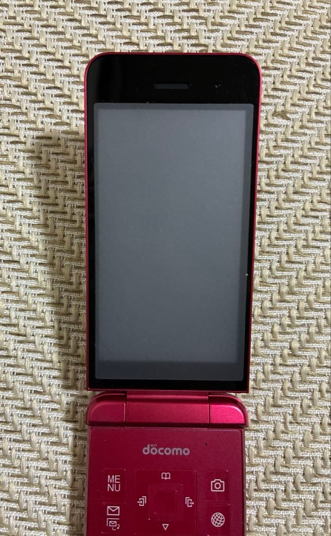 docomo DIGNO KY-42C 本体 レッド ガラホ 充電器付き - メルカリ