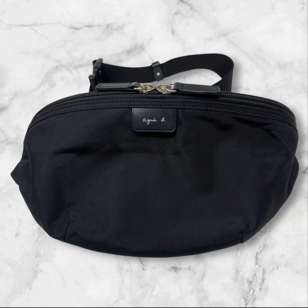 agnes b. ウエストポーチ バッグ ナイロン ブラック アニエスベー 黒 agnes b.（アニエスベー） ウエストポーチ ウエストポーチ VAH04−03