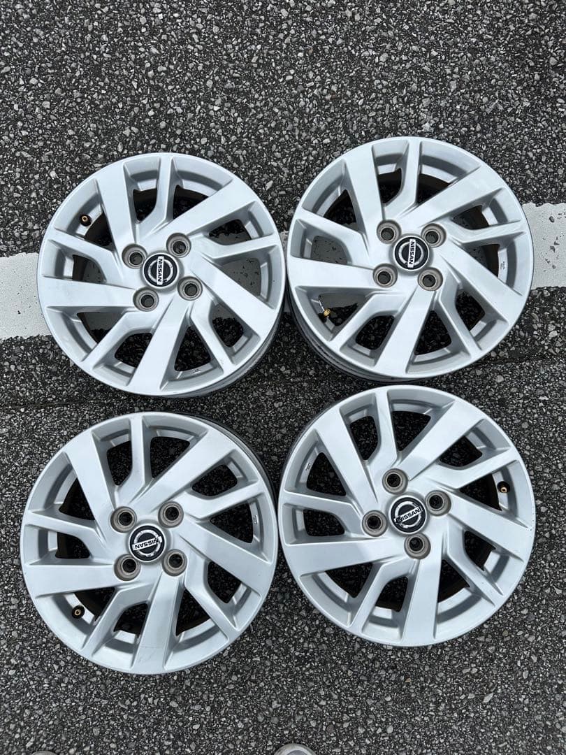 日産デイズ　純正14インチアルミホイール　エアー デイズ ハイウェイスター DBA-B21W 純正 アルミホイール 14インチ 4本