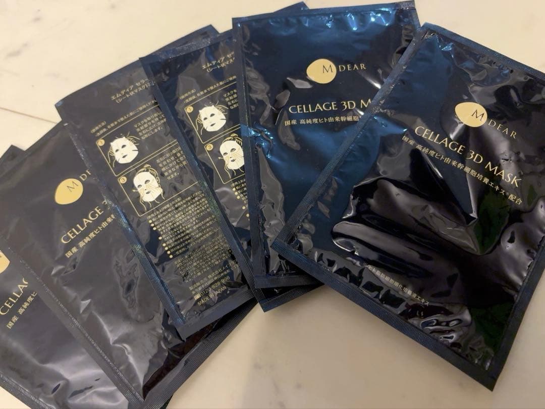 エムディア セラージュ3Dマスク / 30mL×6枚　バラ売り　箱無し 送料無料】M-DEAR CELLAGE （エムディア セラージュ ）エムディア
