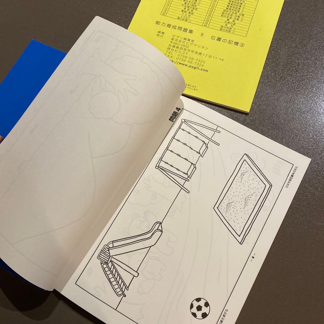 美品】小学校受験 絵画 ジュニアウォッチャー 行動観察・想像画 位置の