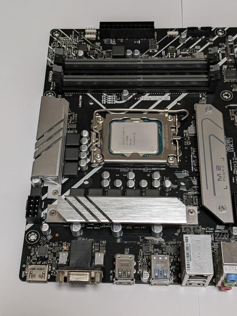 Core i5 12400F + PRIME B660-PLUS D4 セット