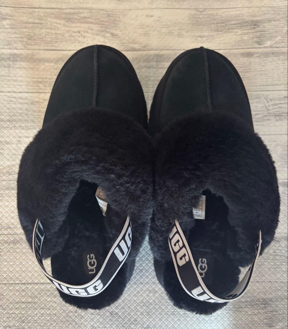 UGG ファンケット ブラック 25cm アグ UGG W Funkette ファンケット （Black） - ファッション通販 d