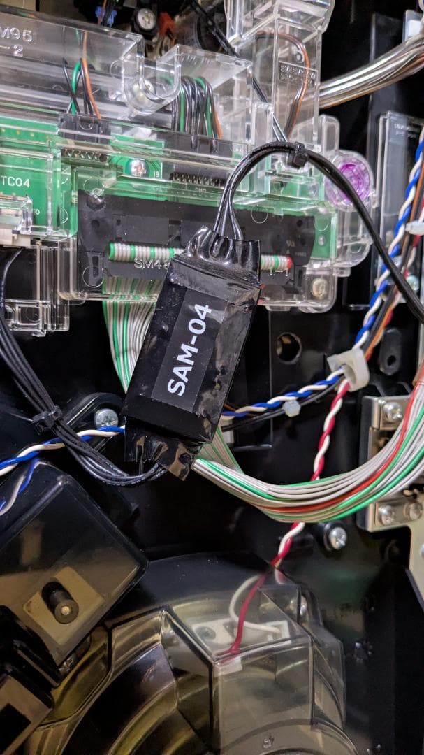 直接引き取り限定】 パチスロ実機 サクラ大戦熱き血潮に コイン不要機付